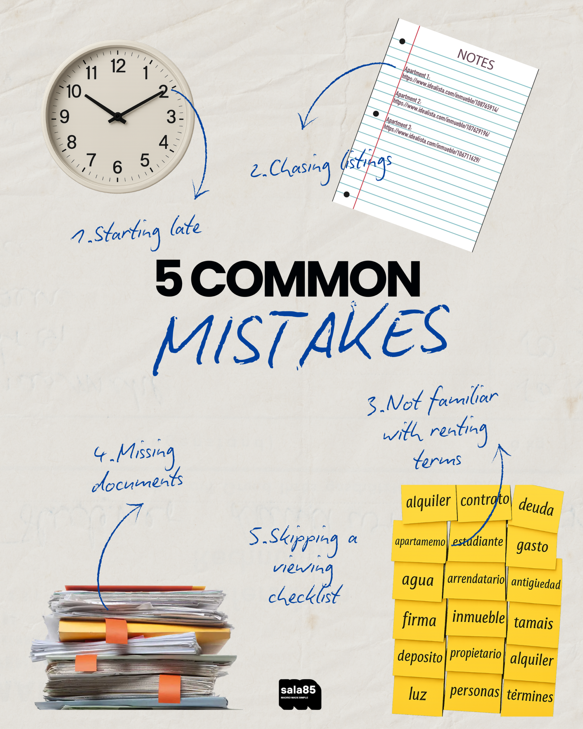 5 common mistakes to avoid when searching for an apartment in Madrid